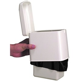Toilet corner pot, 6.5 x 4.1 x 6.1 inches (16.5 x 10.5 x 15.5 cm), Material: Polypropylene