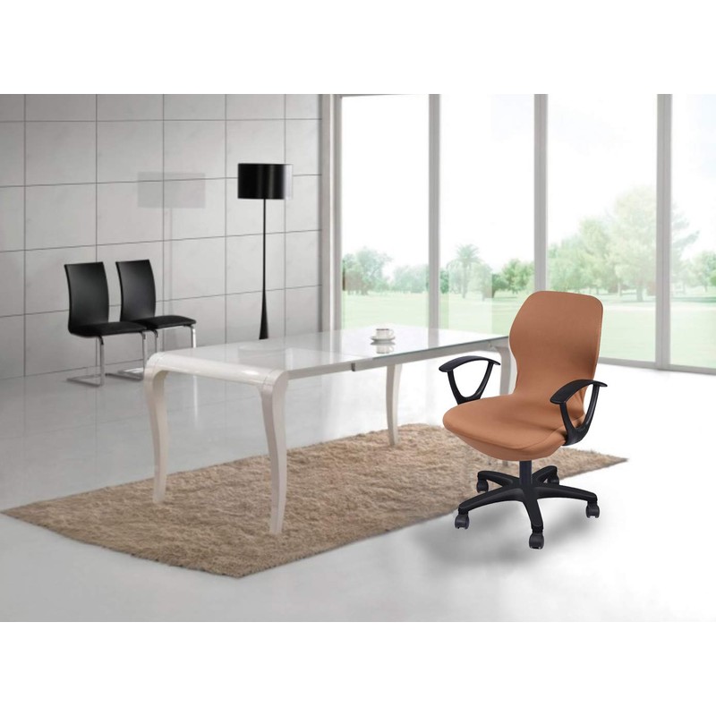 Deisy Dee Computer Office Chair Covers Pure Color Universal Chair