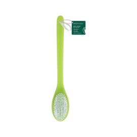 EcoTools Buff + Polish Bath Brush, Long Handle to Cleanse & Exfoliate Back & Hard-to-Reach Areas, Eco Friendly Shower Brush Removes Dead Skin, Cruelty Free Nylon Bristles, Vegan, 1 Count