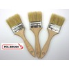 POL-BRUSH Flat Paint Brushes Set - Professional Multipurpose Flat Paint