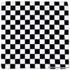 Bandanna blanco y negro a cuadros ~ arte ponible 100%