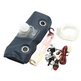 Windscreen Washer Bottle Bag Kit, TOTMOX Practical Windscreen Washer Pump for 12V Classic Cars, Easy Use and Installation Washer Bottle Bag Kit Part Number 151286776374
