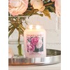 Village Candle Fresh Cut Peony Large Glass Apothecary Jar, Scented