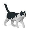 JEKCA Cat 11S-M02 | Black and White Cat Plastic Building