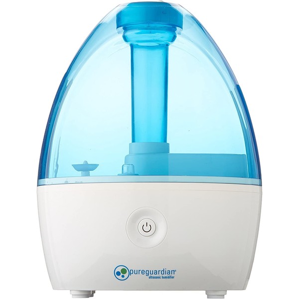 Pure Guardian H910BL Ultrasonic Cool Mist Humidifier, 14 Hrs. Run Time, 210 Sq. Ft. Coverage, Small Rooms, Quiet, Filter Free