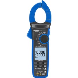 Jonard Tools ACM-1000 Digital Clamp Meter, 1000V/1000A TRMS Multimeter with 45mm Clamp, Non-Contact Voltage Tester, Measures AC/DC Voltage, Current, Continuity, Frequency, Capacitance