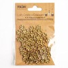 1cm Mini Glitter Paper Craft Flowers - Gold (Pack of