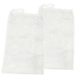 BESPORTBLE 2Pcs Fine Mesh Pool Vacuum Leaf Bag Durable Filter Net for Efficient Leaf Collection Swimming Pools Easy to Use with Pull Lock Cord System