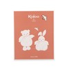 Kaloo - Comforter Rabbit Bordeaux 24 cm - Flat Baby