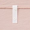 MUJI 84095719 Washed Duvet Cover, SD Pink