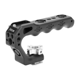 Nitze Cold Shoe TOP Handle, Mini Handle Grip mit Cold Shoe, Kamera Griff für Camera Cage, Universal Video Rig, DSLR Kamera Kamerakäfig (Lil Stinger II Handle) -PA28M-D3