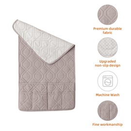 Water Proof Sofa Armrest Cover, 1/2/3 Seater Sofa Headrest Slipcovers with Pocket Nonslip Armchair Cover Quilted Furniture Protector for Recliner Leather Sofa Couch (Color : #11, Size : 3PCS (with 2