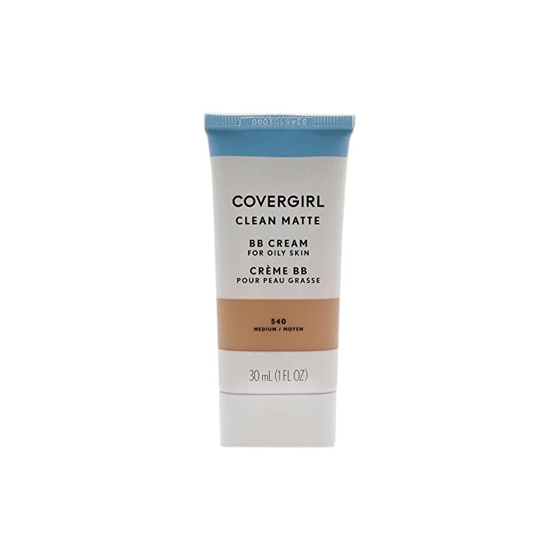 COVERGIRL Clean Matte BB Cream Medium 540 For Oily Skin,