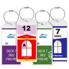 4 Pack Cruise Luggage Tag Holder Clear E-Tag Zip Seal