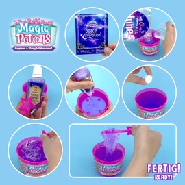 SLIMY Magic Potion Squishy Droplet - Original Slimy Slime Magic Potion with 2 Different Play Masses and Magic Mix-Ins, Maximum Fun for Children with Slime and Play Clay in Brewing Kettle