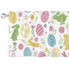 Easter Bunny Valances for Kitchen Bunny Eggs Easter Valance for