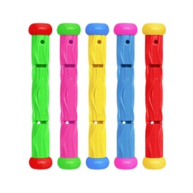 ieron 5 Pieces Pool Diving Sticks Pool Diving Training Props Game Diving Sticks Diving Torpedo Suitable for Boys and Girls Underwater Pool Training Diving Game Training