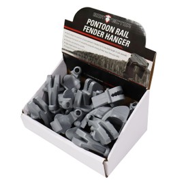 Extreme Max 3005.5094 BoatTector Quick Adjust Pontoon Rail Fender Hanger - Gray, Display Pack of 20