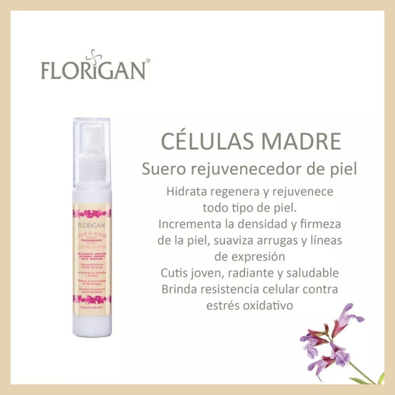 Florigan Celulas Madre Suero Rejuvenecedor Con Retinol
