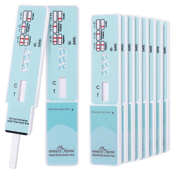 Easy@Home 10 Pack Easy@home Marijuana(thc) Single Panel Drug Tests Kit