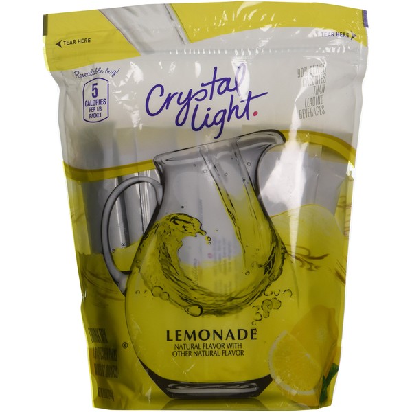 Crystal Light Lemonade 16 Pitcher Packs - 8.6 Ounce