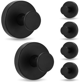 Zaxiva saugnapf haken extra stark, No-Drill saughaken für Badezimmer Küche Glasspiegelfliese, 6 Stück wiederverwendbare und abnehmbare haken selbstklebend für Duschhängetücher