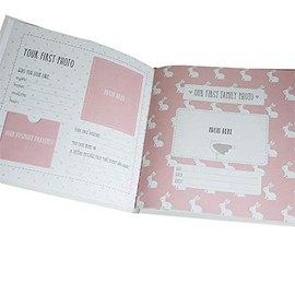 My First Year Record Book Petit Cheri Collection Gift - Pink Baby Girl 5338