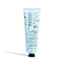 Teaology White Tea Hand and Nail Cream 75 ml I Hand Cream and Nail Care in One I Quickly Absorbent I Natural Cosmetics I Vegan