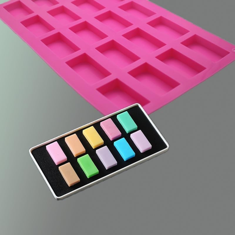 2pcs Chocolate Bar Molds Rectangle Silicone Baking Molds for Chocolate