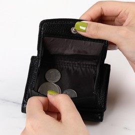 Moerstar Women's Mini Wallet, Small, Compact, Trifold Wallet, Multiple Storage, Multifunctional, Ultra Lightweight, Skimming, Cute, Mitsuri Wallet, Travel Wallet, Mini Wallet, Small Coin Purse, Pink