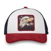 Hatfield Trucker Cap Animal Patch Animal Motif Trucker Cap, Eagle
