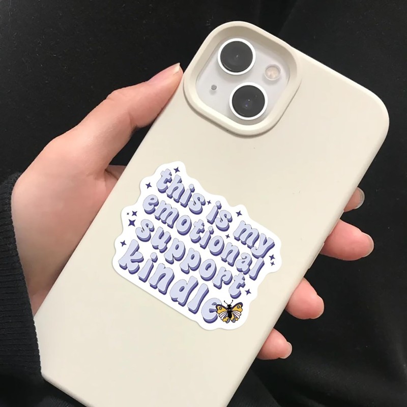 50 Pcs Bookish Smutty Stickers Set Fun, Sassy Quotes and