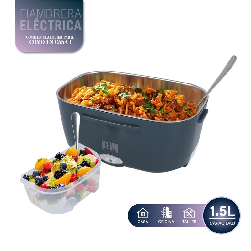 KEIM HOUSE Electric Lunch Box, Food, Work, Tupper - Electric