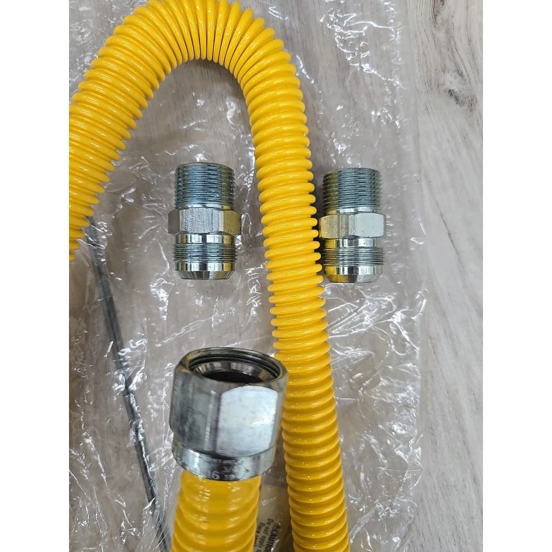 Brasscraft 48" Stainless Steel Gas Appliance Connector CSSB11-48 3/4"MIPx3/4"MI