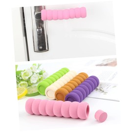 Hohopeti 5pcs Spiral Door Handle Cover Child-proof Door Knob Cover Non-slip for Schools Hospitals