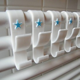 Generico Towel Hooks Radiator Towel Warmer Bathroom 6 Pieces: Accessories Bathroom Furniture, Towel Holder, Bathrobe Hanger, Clothes Hanger, Towel Rail