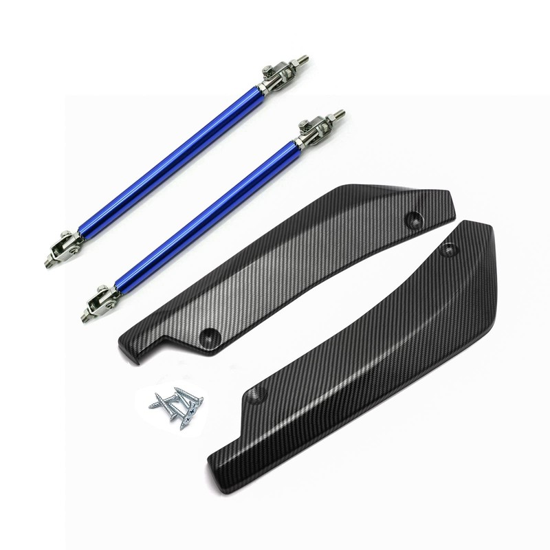 Xotic Tech JDM Universal Rear Bumper Canard Diffuser Splitter Valence