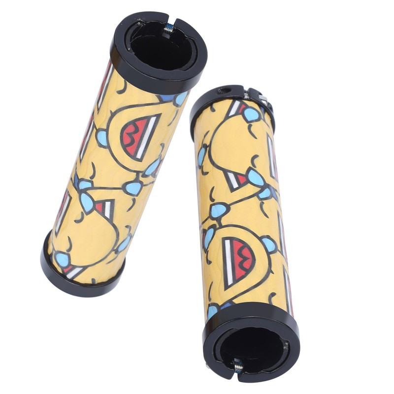 Handlebar Grips Fashionable Pattern Comfortable Cycling Equipment for Mountain BikesC