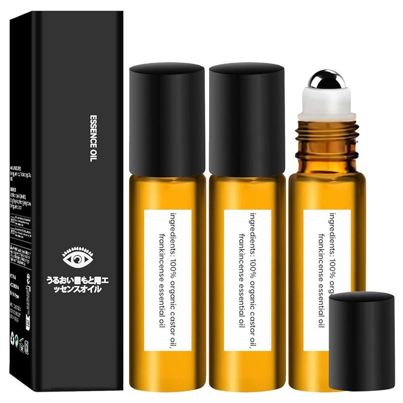 Frankens 3Pcs 피마자 오일 프랑켄스 세럼, 다크서클과 , 주름 및