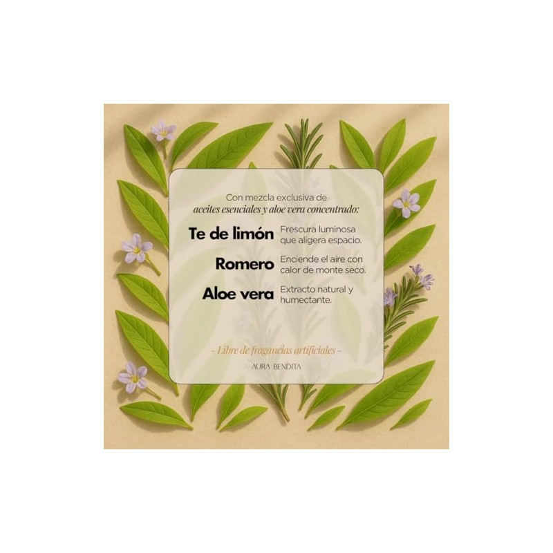 Jabón líquido para manos Lemon Grove con aceites esenciales Aura