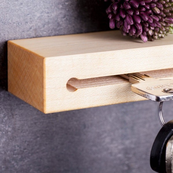 WOODS Wooden Key Holder Key Board 30 cm Handmade in