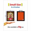Pavan Photo Laminations, Vishnu Laxmi Photo with Frame, Small Size