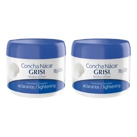 2 Cremas Faciales Concha Nácar Grisi 110g.                                                                                                            