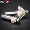 CREAP 45 Deg Bevel Edge Forming Chamfer Router Bits with