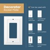 Franklin Brass Classic Architecture (1-Pack) Decorative Light Switch Cover Pure