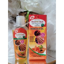 Clear All Dark Knuckles Remover Oil. Carrot & Papaya Extracts. X 1. NO PEELING!