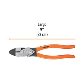 Truper Expert T210-9X Pinza para electricista 9" con ponchador de terminales
