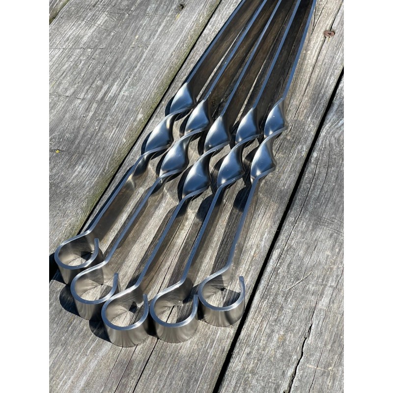 Timeless Steel 5 Pcs WIDTH 3/4" Heavy-duty Stainless Lula Kebab