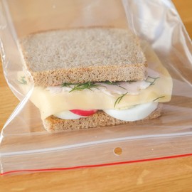 100 Zip Bags Plastic Bags Closure Resealable Ziplock Bags Ziplock Bags Freezer Bags Zip Poly Bags 16 x 24 cm