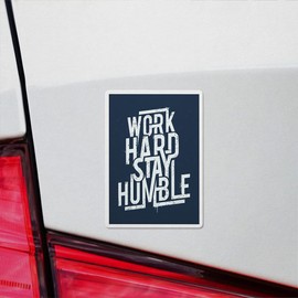 Decal Stickers of Work Hard Premium Indoor (No Waterproof) Vinyl Decal Stickers for Laptop Phone Accessory Helmet Car Window Mug Tuber Cup Door Wall Decoration NVCVER3g20460BL